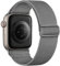 Nylon Bracelet élastique compatible avec Apple Watch 38/40/41/42/44/45/46/49mm - Loop sport tressé Ultra SE Series 10 9 8 7 6 5 4 3 2 1 (Gris, 44mm/45mm/46mm/49mm/42mm-Series 3 2 1)