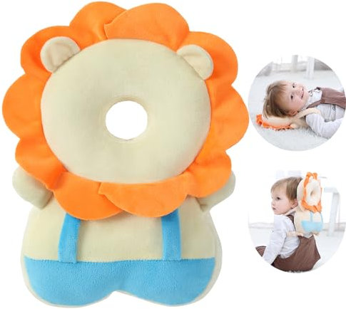 Afufu Protector Cabeza Bebe para Edad 4-24 Meses, Almohadillas Seguridad para Niños, Protección para la Cabeza y la Espalda del Bebé, Mochila Anticaida Bebe Ajustables Pequeños Cojín Mochila