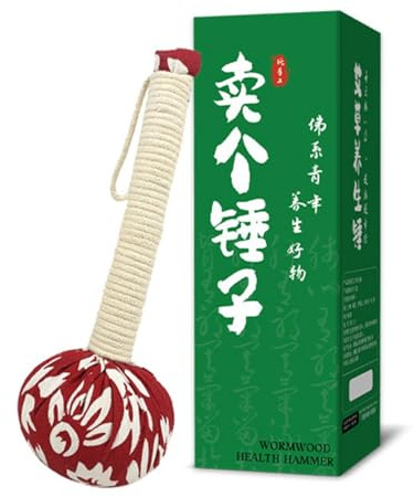 Beifuß-Massagehammer, Manuelle Massage Klopfen Hammer, Massagehammer Mit Langem Griff Für Körpermuskeln, Rücken,Füße, Nacken,Schulter, Beine, Zufällige Farbe