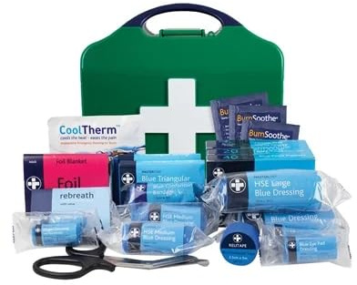Reliance BS8599-1:2019 Catering and Burns Kit Small Plus | Includes specific catering and burns supplies to treat professional kitchen injuries and manage workplace emergency incidents