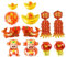 Abaodam Neues Hausparty-ballon-set 12 Stück 2021 Neujahrsballons Aluminiumfolienballons Gemischte Stile Dekorative Festivalballons