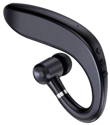 Auricolari singoli – Cuffie sovrauricolari mono, senza fili, senza fili, per sport, comfort con cancellazione del rumore, per palestra