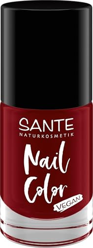 SANTE Naturkosmetik Nail Color 07 Redy or Not, Veganer Nagellack, 15-Free, 80% natürliche Inhaltsstoffe, Schnelltrocknend, Langanhaltend, Glänzendes Finish, 8ml