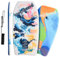Wham-O Bodyboard 2er-Pack | Schwimmbrett für Strand & Schwimmbad | Leichtes Surfbrett Kinder | 94x46x10cm | Fiberclad-Beschichtung Phuzion-Kern | Inkl. Leash für sicheren Halt (CURVEWAVE)