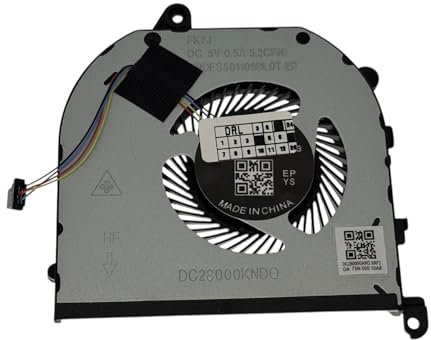 CPU-Lüfter (L left) für Dell Precision 5530, 5540, XPS 15 7590, XPS 15 9570, NP: 0F01PX, 008YY9, DC28000NID0, F01PX, 08YY9