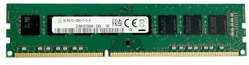8GB RAM PC3-12800U DDR3-1600 UDIMM 2Rx8 DIMM DDR3 8 GB 1600MHz SDRAM 240-Pin 1.5V CL11 Non-ECC Long DIMM módulo de Memoria para PC Desktop de Sobremesa 51CH034_
