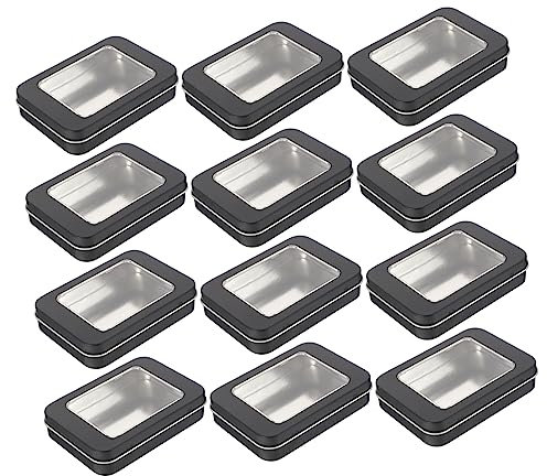 VILLCASE 12 Stück USB Flash Drive Aufbewahrungsboxen Fenster Praktische Organizer für USB Sticks für Büro Zuhause Platzsparend Elegant