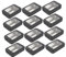 VILLCASE 12 Stück USB Flash Drive Aufbewahrungsboxen Fenster Praktische Organizer für USB Sticks für Büro Zuhause Platzsparend Elegant