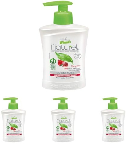 Winni's Naturel Sapone Liquido Melograno, ml. 250 (Confezione da 4)