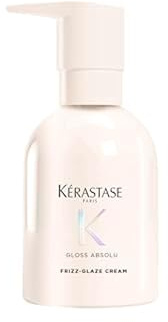Kérastase Gloss Absolu Frizz-Glaze Cream, Leave-In Conditioner mit Hitzeschutz für die Haare, Anti-Frizz Styling & Curl Cream für Glanz & Geschmeidigkeit, Haarpflege für Damen, 240 ml