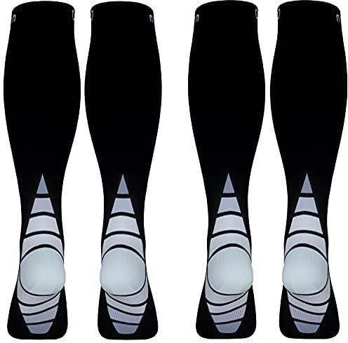 Calves Kelson (2 Pairs) Compression Socks/Stockings for Men & Women,Speed Up Recovery Circulation, Best Graduated Athletic Fit for Travel, Running, Nurses,Shin Splints, Flight ,Maternity