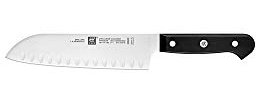 Coltello Santoku Alveolato Gourmet 18cm Acciaio Inox
