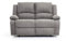LOUNGITUDE - DETENTE - Canapé de Relaxation 2 Places en Microfibre - Gris