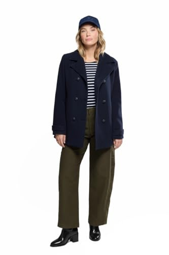 Armor Lux Femme Caban Penfret Femme Blouson, Bleu (Rich Navy D85), 40 EU