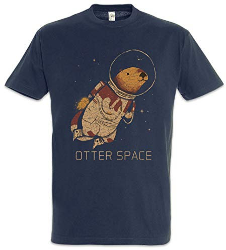 Urban Backwoods Otter Space Herren T-Shirt Blau Größe XL