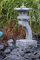 IDYL Granit Stein-Laterne Rankei | Frostfest | Größe 90 cm |Grau | Handarbeit | Japanische Garten-Dekoration | Teichbeleuchtung, Wegbeleuchtung | für Beleuchtung |83kg