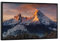 artboxONE Poster mit schwarzem Rahmen 90x60 cm Natur Natur Watzmann - Bild watzmann Berge Landschaft