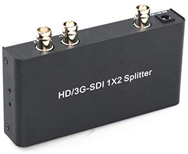 /G AYS 12 SDI Splitter 1X2 Videokonverter HD / 3G SDI Repeater Unterstützung 1080P Distribution Extender für Projektormonitorkamera