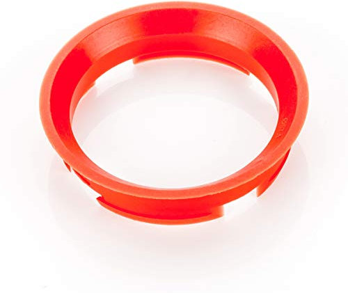 LST 4x Zentrierringe Distanzringe Rot für Alufelgen Ø 57,1 mm - Ø 63,4 mm