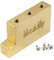 Musiclily Ultra Solide Flat Messing Tremolo Block L Form Vibrato Block für Floyd Rose Locking Tremolos, 32 mm