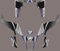 MXP Graphics Team Graphics Decals Aufkleber-Set für Suzuki LTZ400 LTZ 400 2003 2004 2005 2006 2007 2008, Blau
