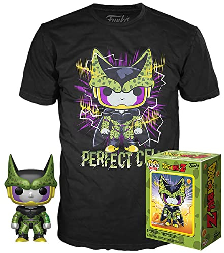 Funko Maskfy - Set Figur Pop 38 Tee Dragon Ball Z Cell Puppen Köpfe, Mehrfarbig, M (122215)