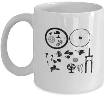 Kaffeetasse Lustige Fahrradteile Fahrrad