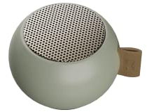 KREAFUNK aGO MINI, Bluetooth Lautsprecher, Speaker, TWS Kopplung für Stereo Sound, Voice Assistent, wasserdicht, Dusty Olive
