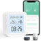 Panamalar Smart WiFi Thermometer Hygrometer with LCD Backlight, Digital Temperature Humidity Sensor Monitor Meter support App Control/Alexa/Send Alerts/Intelligent Linkage for Room Baby Indoor Garage