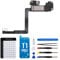 CYKJGS for iPhone 11 Pro Ear Speaker Replacement Repair Kit New Front Earpiece Module with Proximity Sensor Flex Cable Connector Ambient Light Sensor Part Fix Tools Kit for A2160 A2217 A2215