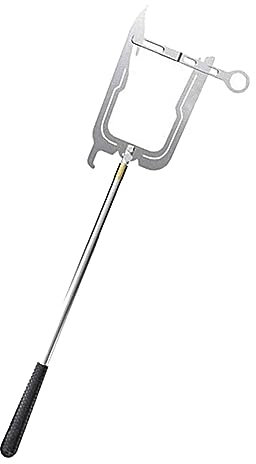 Colcolo Dock-Haken, Lange Stangenhaken, Bootsabzieher, Kabeldrahtführung, Flexibler Bootshaken, Hakeneinfädler zum Greifen von Taschen, Moor-Bootsabzieher,