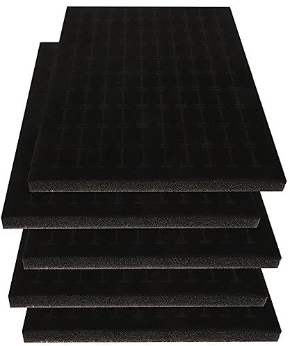 MAGICLULU Jewelry Box Pad 5Pcs Velvet Foam Insert for Jewelry Storage Earring and Ring Display Cushion 11 X 7 Inch Organizer