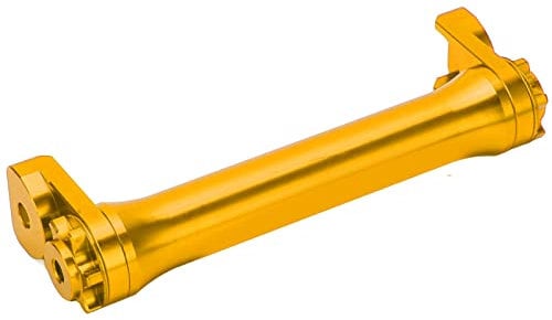 Alomejor Teleskop-Verlängerungsstange für3sixty Faltrad, 124 Mm Länge fürEasy Wheel Extension (Gold)