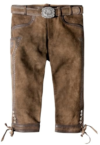 Stockerpoint Siggi2 Herren Trachtenlederhose, Havanna Gespeckt, 48