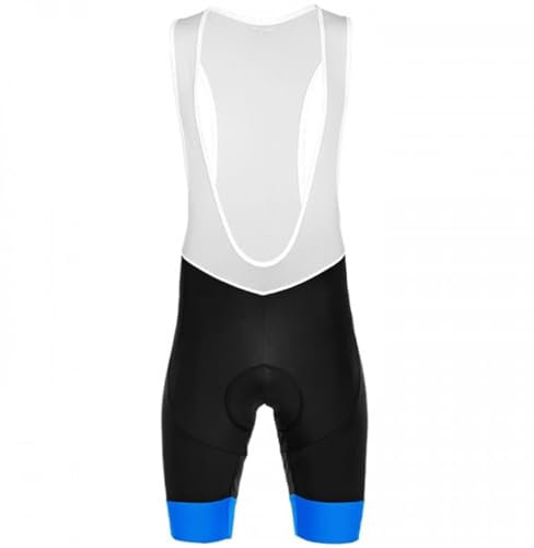 CYMKYQ Fahrradhose,Fahrradhose Herren 4-farbige Radsport-Trägerhose, MTB-Fahrrad, Kurze Trägerhose for Herren, Sommer, atmungsaktiv, schnell trocknend, 19D-Gel-gepolsterte Shorts(3,XS)