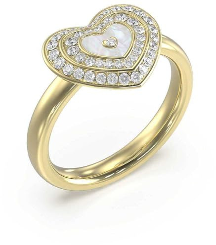 Guess Ring mit Kristallen für Damen aus der Kollektion amami. Der Ring hat die Größe 12 trendy Artikelnummer JUBR04029JWYGWH