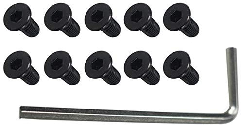Bordhap 10Pcs Scooter Handlebar Front Fork Tube Screws with Hexagon Handle Replacement Parts Kits for M365 Es2