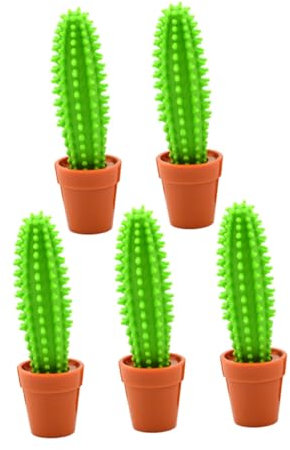 FUNOMOCYA 5pcs Cactus Ballpoint Pen Cactus Roller Ball Pen Fun Kawaii Pens Cactus Shape Pens Kawaii Rollerballs Pen Lovely Pen Stationery Pens Cactus Shaped Ballpoint Pens Sign Pen Plastic