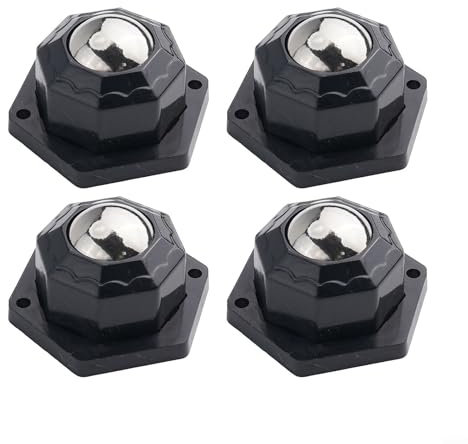 Maniobrabilidad mejorada para muebles, utensilios de cocina, aparatos eléctricos, 4 ruedas