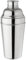 Ensemble shaker à cocktail 3 pièces, mélangeur à cocktail en acier inoxydable de 1,8 L avec passoire intégrée, grand shaker et barman, argenté