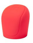 PKFNKJ Coche Pomos De Palanca De Cambios para Volvo V40 2012 2013 2014 2015 2016 2017 2018 2019, Silicona Suave Antideslizantes Polvo Interior Accesorio,A/Red