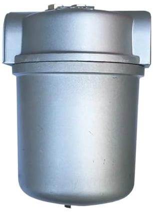 VTMTZVLVAD Heavy-Duty 240L/H Diesel Fuel Filter – Aluminum Oil Strainer with Water Separator (1/2 3/4 1) for Burners & Boilers joyous(1/2in)