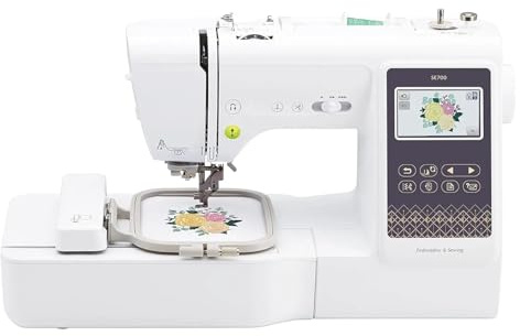 Näh- Und Stickmaschine, WLAN-Verbindung, 135 Integrierte Designs, 103 Stiche, 4 X Rahmenfläche
