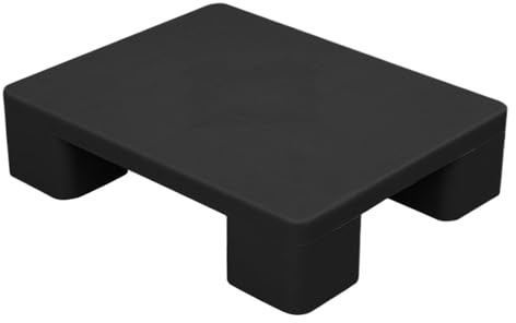 Lagerpaletten Zur Aufbewahrung, Lager Paletten, Bodenpalette Aus HDPE, 40x30x12 Cm, 250 Kg Belastbar, Wasserdicht, Rutschfest, Lagerregal Für Keller Garage Werkstatt, Stapelbar, Bodenschutz