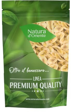 Natura d'Oriente Chips de Banane Déshydratés 500 g