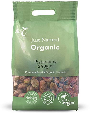 Org Pistachios Raw 250g