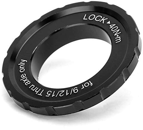 Alomejor Mountain Road Bike Center Lock Disc Rotor Wheelset Hub Disc Lock Cover 12/15/20MM Barrel Shaft