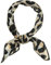 sourcing map Damen quadratischer Hals Schal bunte Leopard Halstuch Taschentuch Beige 50 * 50cm