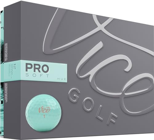 Vice Golf Pro Soft HUE Blue Light | 12 Golfbälle