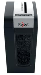 Rexel MC4-SL Slimline Whisper-Shred™ Aktenvernichter, Mikroschnitt, schreddert bis zu 4 Seiten, Sicherheitsstufe P5, 14 Liter Abfallbehälter, äußerst leise und kompakt, für zu Hause, Secure Serie
